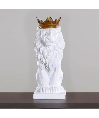 Statue Lion Blanc pas cheres