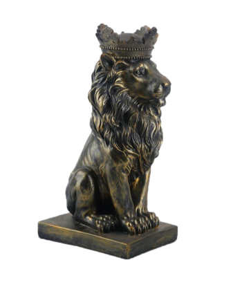 Statue Lion Couleur Bronze offre 