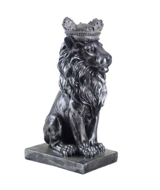 Statue Lion Couronne votre