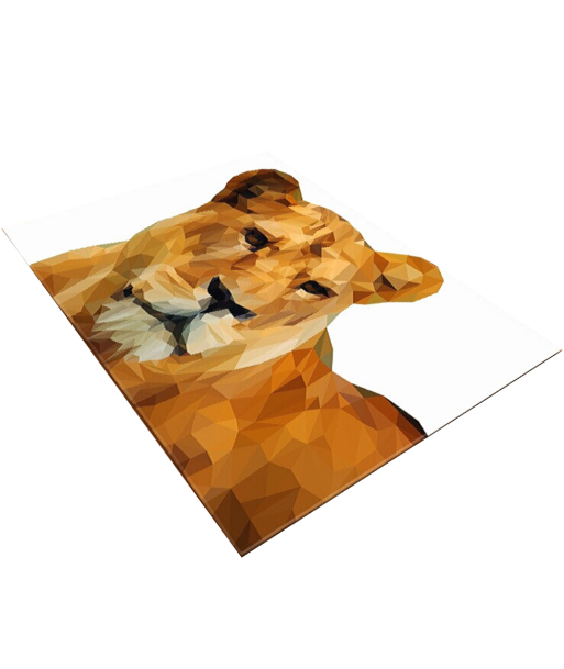 Tapis Lion Origami en ligne