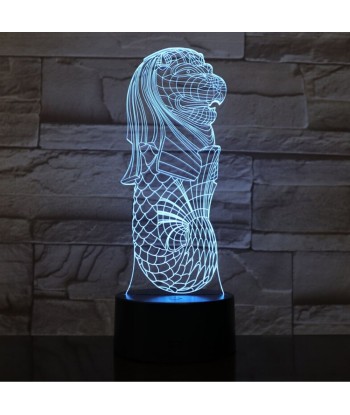 Lampe 3D Lion pas cher 