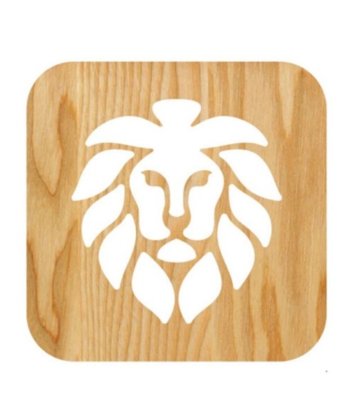 Lampe de Chevet Lion Bois du meilleur 