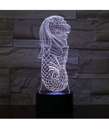 Lampe 3D Lion pas cher 