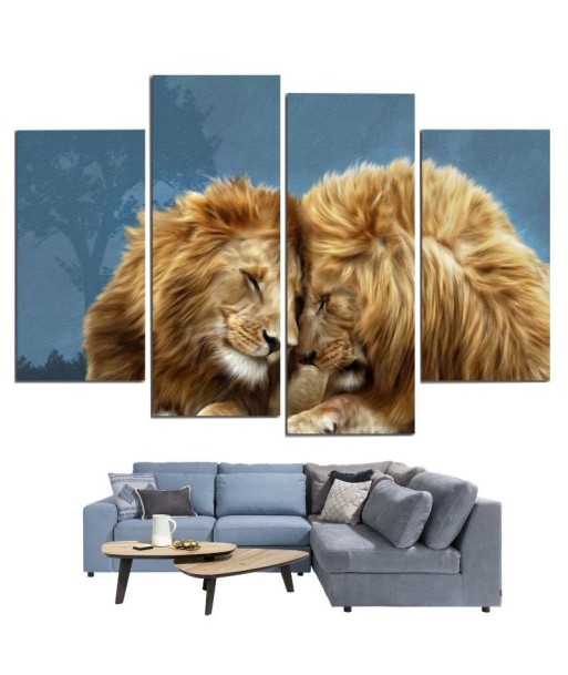 Tableau Peinture Tête de Lion online