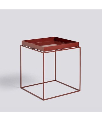 Table Marron Carrée Plateau Amovible solde