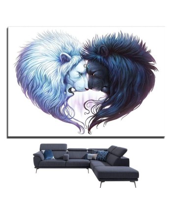 Tableau sur Toile Lion store