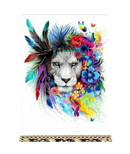 Toile Peinture Lion plus qu'un jeu 