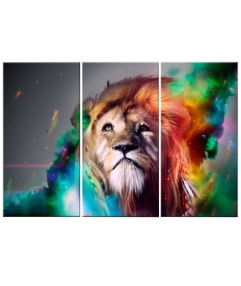 Tableau Lion Coloris hantent personnes