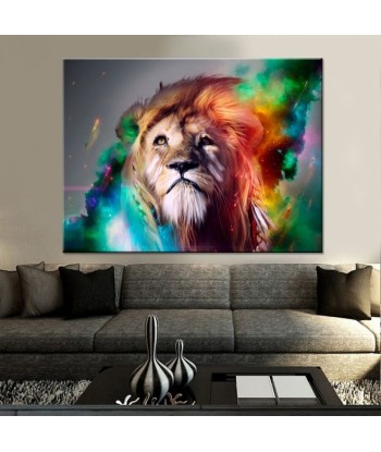 Tableau Lion Coloris hantent personnes