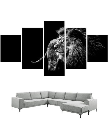 Tableau Lion Noir et Blanc Déco Comparez et commandez 