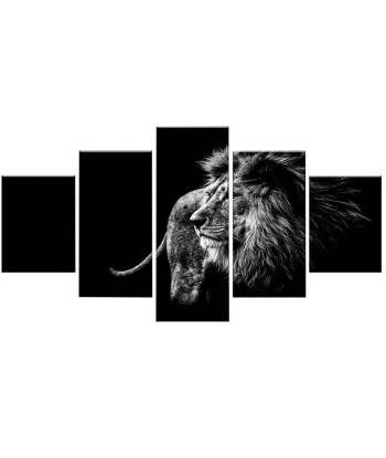 Tableau Lion Noir et Blanc Déco Comparez et commandez 