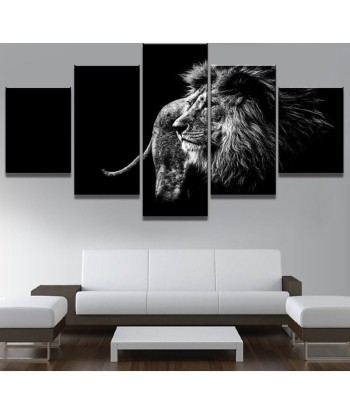 Tableau Lion Noir et Blanc Déco Comparez et commandez 