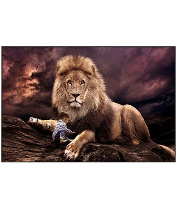 Tableau Lion Enfant Profitez des Offres !