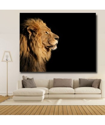 Tableau Lion Simplicité soldes