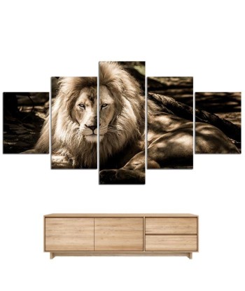 Tableau Lion Témérité soldes