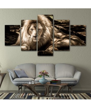 Tableau Lion Témérité soldes