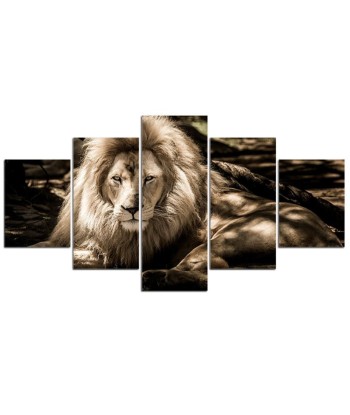 Tableau Lion Témérité soldes