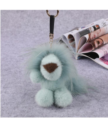 Porte Clés Lion Peluche Verte Venez acheter