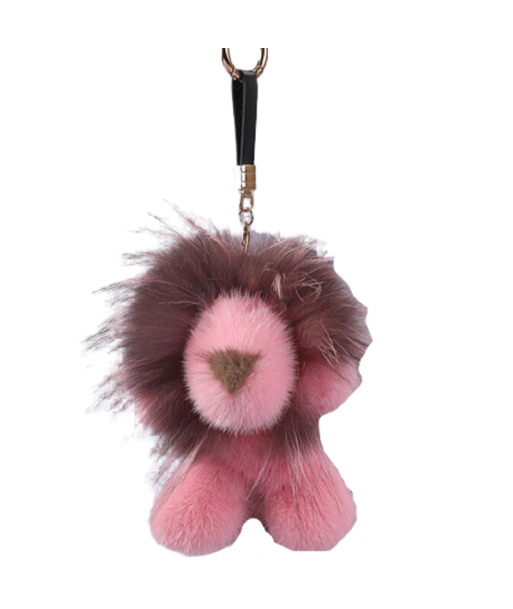 Porte Clés Lion Peluche Rose Faites des économies