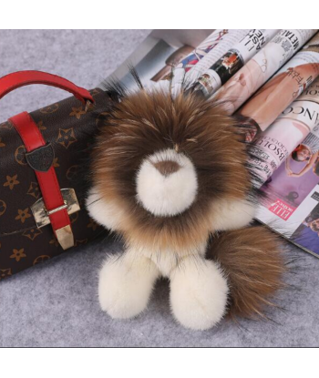 Porte Clés Lion Peluche Beige la colonne vertébrale