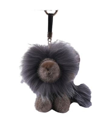 Porte Clés Lion Peluche Grise 50% de réduction en Octobre 2024