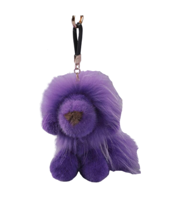 Porte Clés Lion Peluche Violet shop