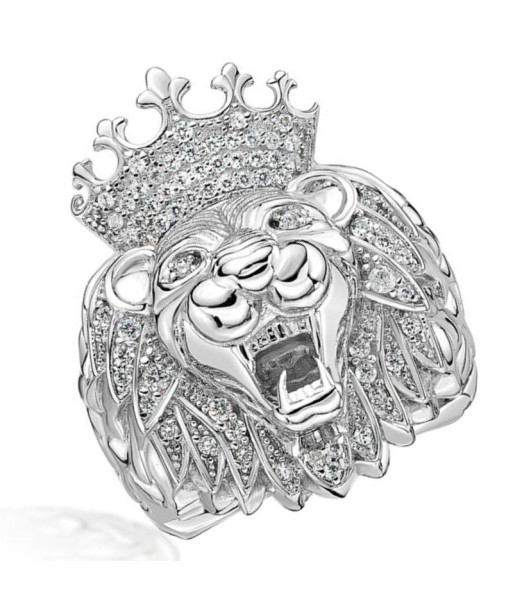 Bague Femme Lion Blanc les ligaments