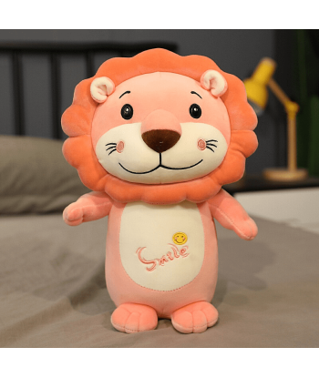 Doudou Lion Rose de la marque