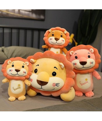 Doudou Lion Rose de la marque