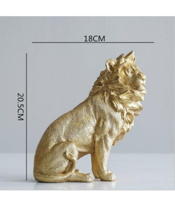 Statue Lion Gold store