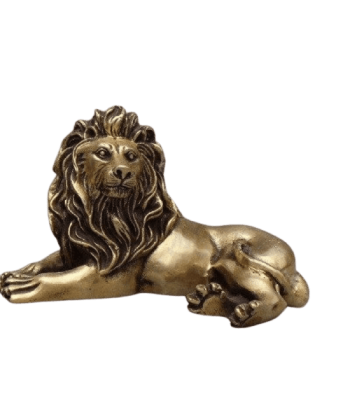 Statuette Lion En Bronze paiement sécurisé