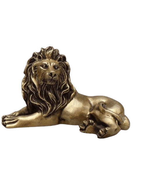 Statuette Lion En Bronze paiement sécurisé