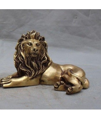 Statuette Lion En Bronze paiement sécurisé