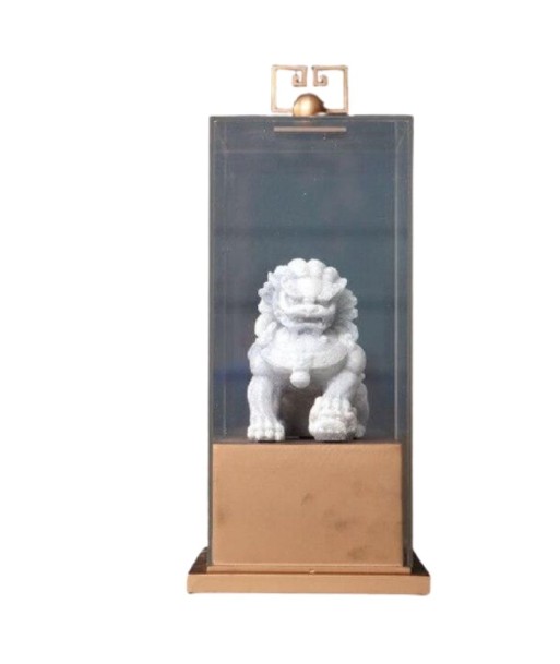 Lion BlancStatue Design Le MVP de beaucoup