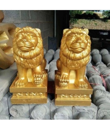 Lion Figurine Statue de pas cher