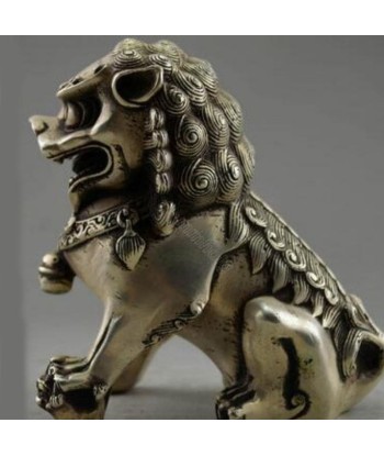 Statuette Lion En Bronze Chinois france