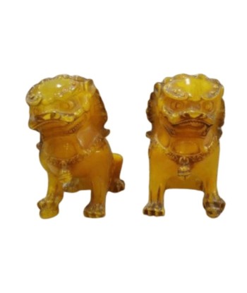 Statuette Lion Ambre Sculpté pour bénéficier 