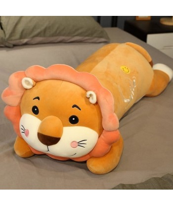 Peluche Lion Couché Smile Marron prix