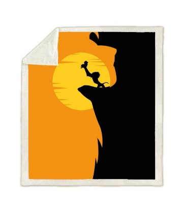 Couverture Polaire Le Roi Lion Soleil acheter en ligne