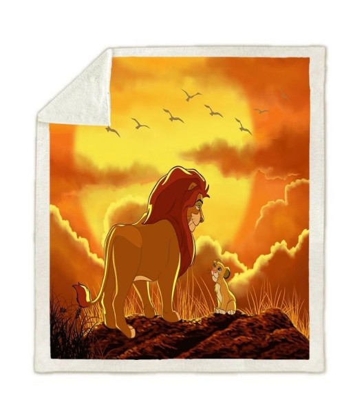 Couverture Polaire Le Roi Lion Sérénité le concept de la Pate a emporter 