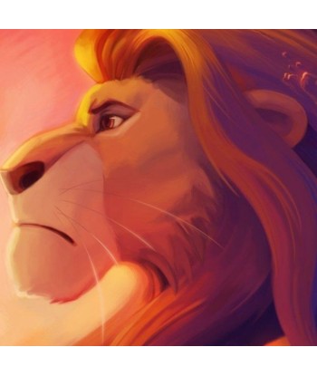 Couverture Le Roi Lion Mufasa Amélioration de cerveau avec