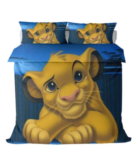 Housse de Couette Roi Lion Simba Jaune Par le système avancé 