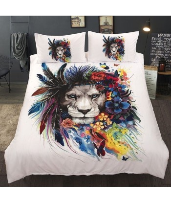 Housse de couette Lion Multicolore vente chaude votre 