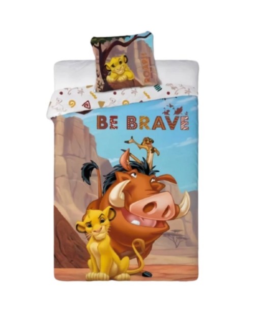 Housse de Couette 1 Personne Roi Lion Simba, Timon et Pumbaa en ligne des produits 