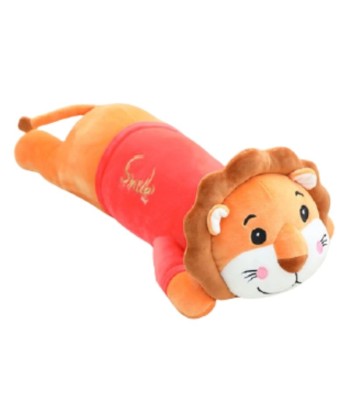 Peluche Lion Couché T-Shirt Rouge Paris Déstockage Promo