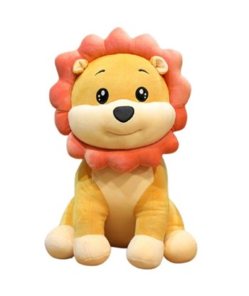 Grosse Peluche Lion Assise de technologie