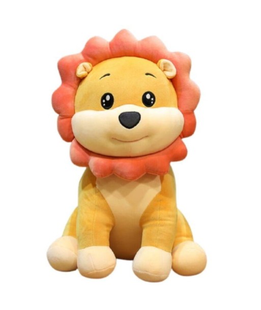 Grosse Peluche Lion Assise de technologie