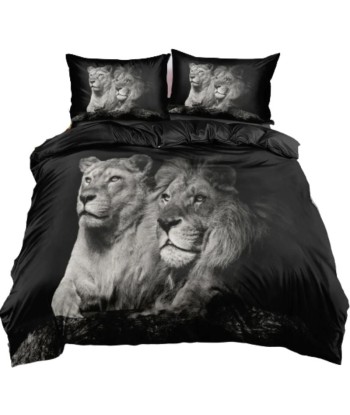 Housse de Couette Lion en 3D pas cheres