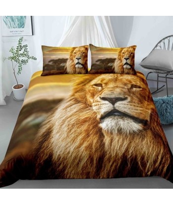 Housse de Couette Coucher de Soleil Lion Venez découvrir notre 