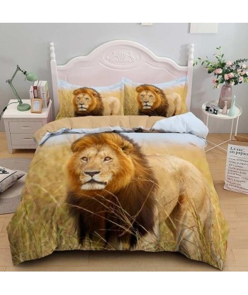 Housse de Couette Lion Debout une grave pollution 